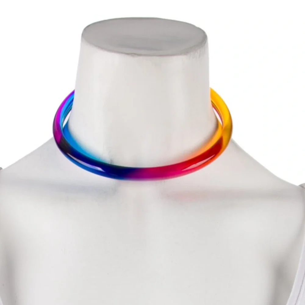 Isabel Marant Vibrant Resin Choker Necklace - Picture 3 of 3